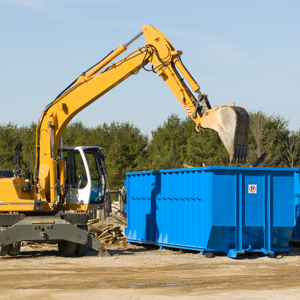 what are the rental fees for a residential dumpster in Garland KS